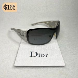 ✨✨✨✨SOLD✨✨✨✨Christian Dior Authentic RARE Wrap Gradient Sunglasses Silver Shades